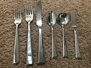NEW World Tableware Conde 6 Piece Table Setting Stainless Steel  - Picture 1 of 5
