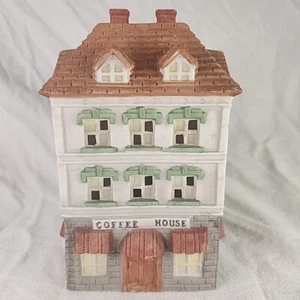 House Dickinson's Christmas Village Coffee Porcelain Electric Illuminted OLD - Picture 1 of 8