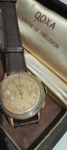 RELOJ CRONÓGRAFO DOXA DE COLECCIÓN PARA HOMBRE MOVIMIENTO VALJOUX 22. 37 MM DIÁMETRO. FUNNING - Imagen 1 de 22