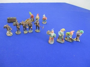 G5799I)  alt Erzgebirge  Masse Spielzeug :  ZWERGE   Konvolut  - Bild 1 von 10