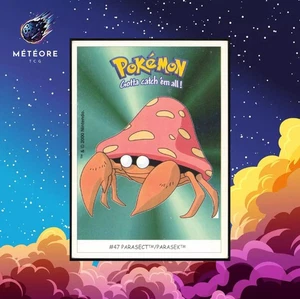Carte Pokemon Parasect 47 Sticker Dunkin Boomer - Picture 1 of 2