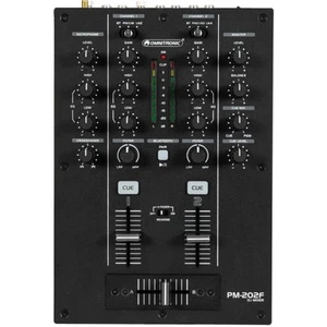 OMNITRONIC PM-202F Mixer DJ a 2 canali con filtro e Bluetooth | Nuovo - Foto 1 di 5
