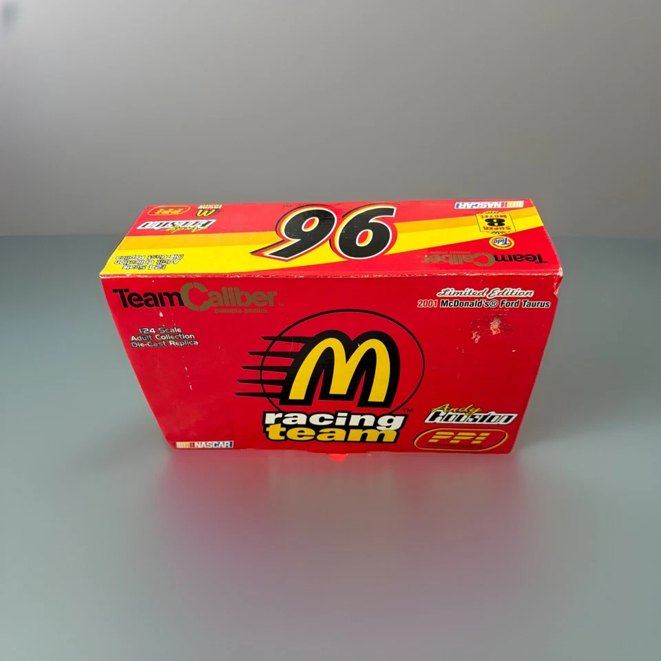Andy Houston #96 McDonalds 2001 Team Caliber Owners Series 1/24 Nascar Diecast - Image 1 of 4