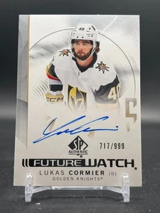 2024-25 Lucas Cormier UD SP Authentic Future Watch Auto /999 Rookie #118 - Picture 1 of 3