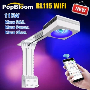 PopBloom RL115 Reef Aquarium Beleuchtung Led Meerwasser Lampe Für 60cm Aquarium - Bild 1 von 12