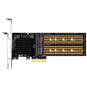 GLOTRENDS PA20 2-Port M.2 NVMe to PCIe 3.0 x4 Expansion Card with PCIe Splitter - Picture 1 of 9