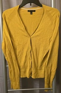 Banana Republic Baumwollmischung Strickjacke Senf Größe S - Bild 1 von 6