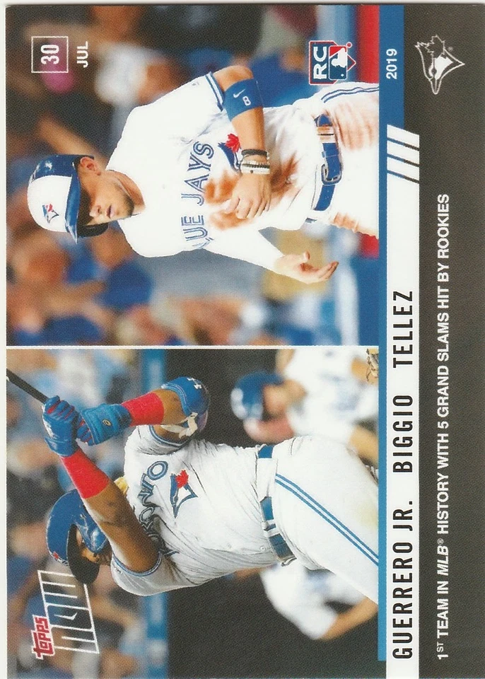 2019 Topps Now #602 Vladimir Guerrero Blue Jays Hit 5 Grand Slams by Rookies Foto 1 de 1