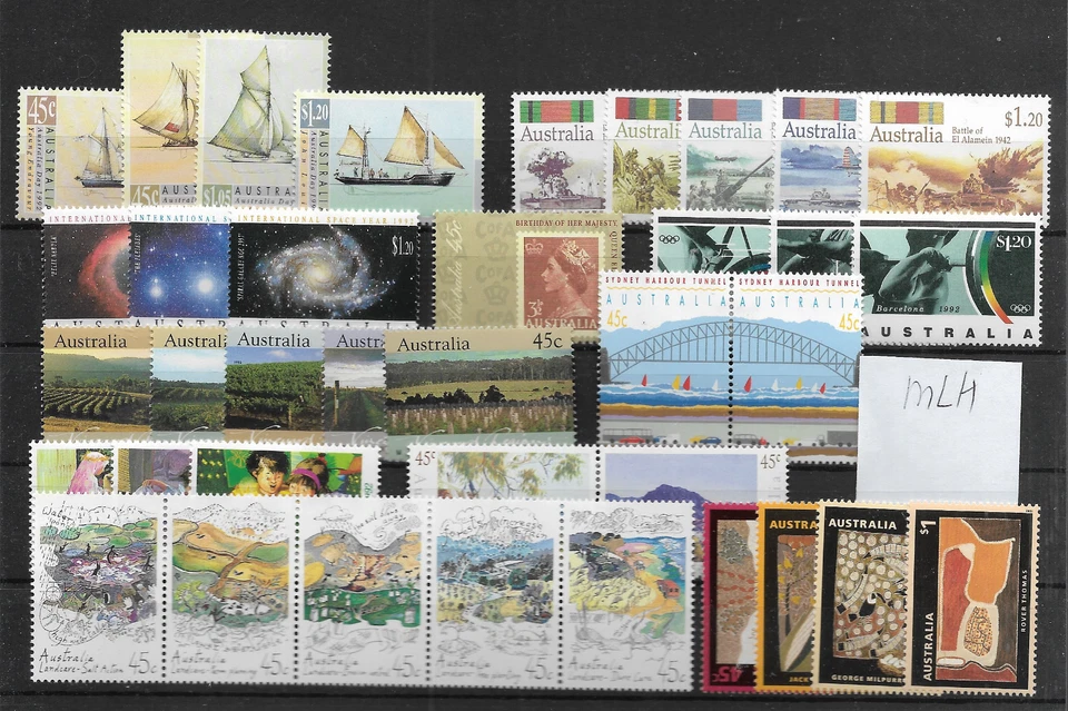 AUSTRALIA @  MLH   COMMEMORATIVE  SETS  LOW START    @153 - Image 1 of 1