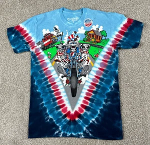Grateful Dead Shirt Erwachsene Medium flüssigblau 2011 Dead Head Crossing Rock Tour - Bild 1 von 9