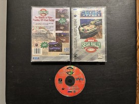 Sega Rally Championship (Sega Saturn, 1995) CIB Complete Authentic Tested Works!