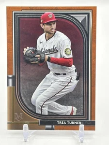 2021 Topps Museum Collection #89 Trea Turner - Picture 1 of 2