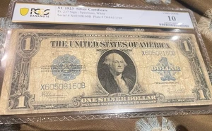 1923 1$  SILVER CERTIFICATE Fr#237 🌟PCGS 10 VG🌟PRICED FOR QUICK SALE - Picture 1 of 6