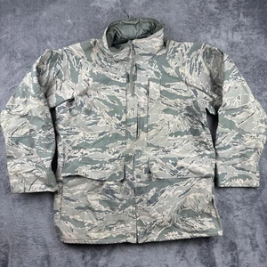 US Air Force APECS Parka Mens Medium Regular ABU Tiger Stripe Gore-Tex Camo - Picture 1 of 11