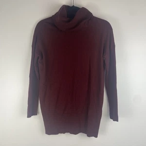 Natori Damen leichter Pullover mit Wasserfallausschnitt Größe S ? Maroon Red Burgundy  - Bild 1 von 6