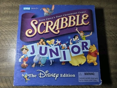 Scrabble Junior The Disney Edition Board Game 2004 Edition COMPLETE  - Image 1 of 2