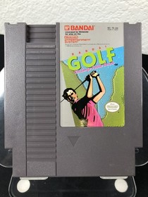 Bandai Golf Challenge Pebble Beach Nintendo Entertainment System NES 1989 Teated