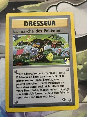 FRENCH Pokemon Card La Marche Des Pokemon Neo Genesis 102/111 NM - Image 1 of 2