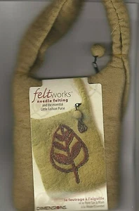 "FIELT FUNCIONA - PEQUEÑO BOLSO DE MODA"" - Kit de apliques de fieltro de agujas por DIMENSIONES - Imagen 1 de 2