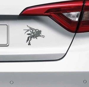 British Airborne Forces Symbol / Pegasus & Bellerophon - Chrome ABS 3D automobil - Foto 1 di 6
