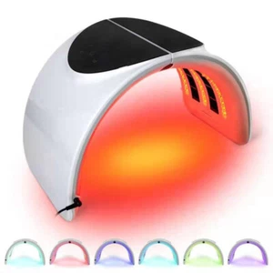 Dispositivo de belleza facial rejuvenecimiento de la piel facial terapia fotónica con luz LED de 7 colores - Imagen 1 de 11