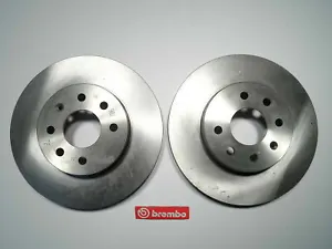 Brake Rotor Pair Front Fits Daewoo Nubira New Brembo Brand  (QTY 2) 25579 - Picture 1 of 1