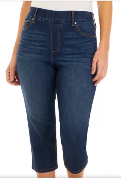 Pantalones de mezclilla Kim Rogers® para mujer 21" rectos azul talla 18 nuevos con etiquetas venta al por menor $54,50 Foto 1 de 1