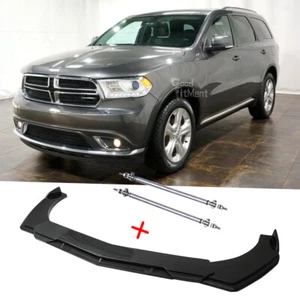Alerón labial delantero de carbono para Dodge Durango SXT R/T + varillas de puntales - Imagen 1 de 16