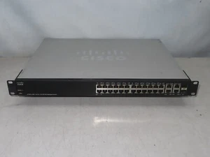 Cisco SF300-24MP 24-Port 10/100 PoE Managed Switch - Picture 1 of 6