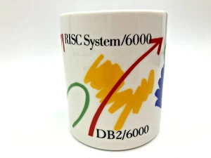Vintage 1990s IBM RISC System/6000 DB2/6000 Ceramic Mug - Picture 1 of 7