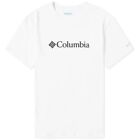 COLUMBIA CSC BASIC LOGO T-SHIRT 100% Organic Cotton White XL NWT