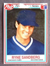 Ryne Sandberg #9/30 (1st Collector Series) Post 1990 Baseball Card (C. Cubs) G