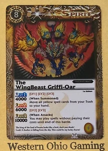 Battle Spirits TCG The WingBeast Griffi-Oar #PX 05 1st Edition Foil Promo Card - Picture 1 of 2