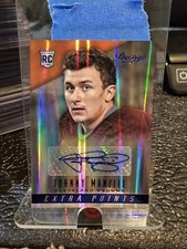 Johnny Manziel 2014 Panini Prestige Extra Points Blue Autographs #253 Browns RC