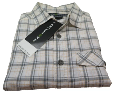 ExOfficio Quadrant Travel Shirt Mens Plaids Checks Outdoors Casual Small NWT NEW - Image 1 of 4
