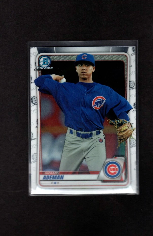 Aramis Ademan 2020 Bowman Chrome prospect # BCP110 Chicago Cubs - Image 1 of 1