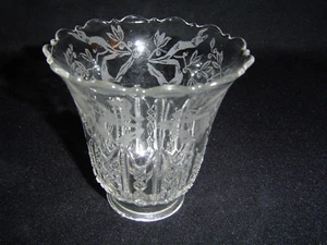 Pantalla de vidrio transparente Duncan Miller 42 [Mardi Gras) circa 1894  - Imagen 1 de 2