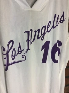 Camiseta deportiva sin mangas blanca de Los Angeles Lakers #16 talla XL - Imagen 1 de 4