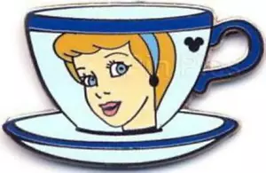 Disney Pin 71401 Hidden Mickey Mystery Pouch Princess Tea Cups Cinderella - Picture 1 of 1