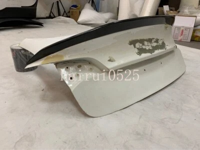 Alerón trasero de fibra de carbono forjado estilo V para Tesla modelo 3 17-21 Foto 1 de 4