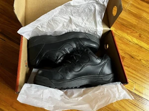 FREE Ship WORX Red Wing Black Steel Toe Mens Work Shoes Boots Oxford 6550 12 M - Picture 1 of 11