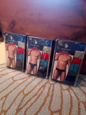 Lote de 3 bikinis elásticos de algodón para hombre Polo Assn talla 3XL, valor de $51 Foto 1 de 4