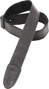 Levy's Leathers M7GP-BLK 2" Garment Leather Guitar Strap, Black - Picture 1 of 1
