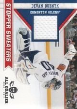 2010-11 Panini All Goalies Hockey Stopper Sweaters Jersey #11 Devan Dubnyk