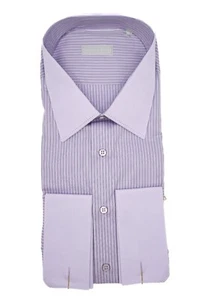 NEW STEFANO RICCI Dress Shirt 100% Cotton Size 18.5 Us 47 Eu ( C332) - Picture 1 of 2
