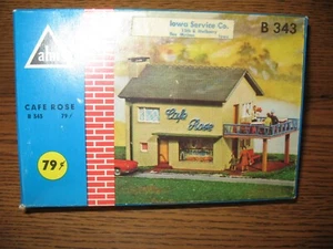 AHM CAFE ROSE BUILDING KIT MODEL TRAIN HO HON3 SCALE NEW IN BOX - Picture 1 of 6