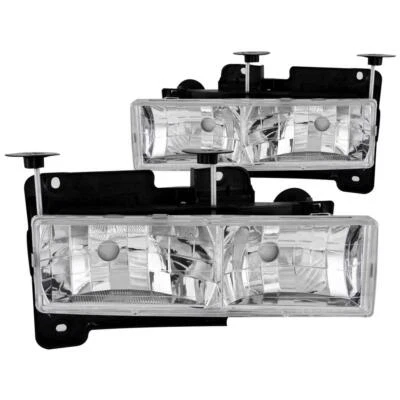 Crystal Headlight Set for 1996-1999 Chevrolet C1500 Suburban - Image 1 of 4