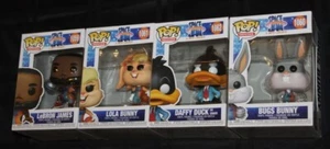Neue Funko Pop! Space Jam Komplettset - Lebron, Bugs, Lola, Daffy - Bild 1 von 2