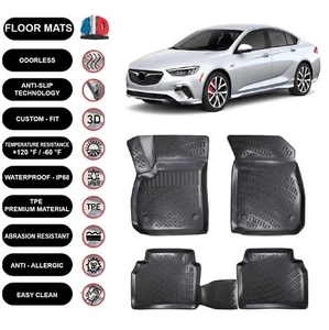 Alfombrillas forro para Buick Regal (2018-2020) impermeables moldeadas en 4D 4 piezas - Imagen 1 de 5