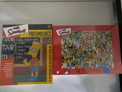 The SIMPSONS - 2001- RARO - 1000 peças quebra-cabeça edição limitada - lacrado - Imagem 1 de 4